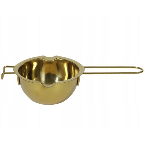 Stahlschale, Goldener Dubai Schokoladenschmelztopf