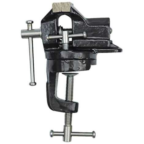 Stahlschraubstock 60mm mit Flügelmutter 36006 Import