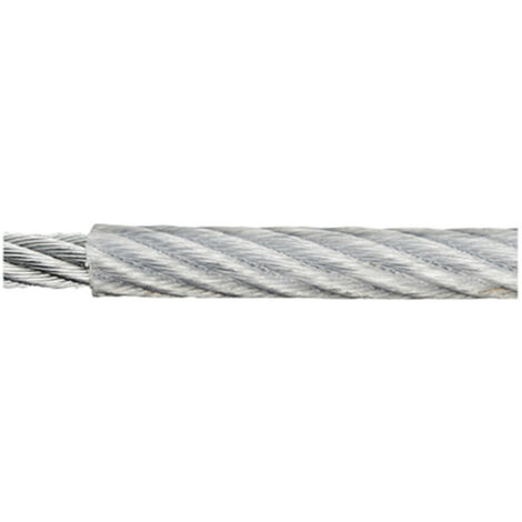 Stahlseil verzinkt (Ø x L) 2 mm x 120 m dörner + helmer 190041 Transparent