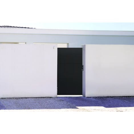 CASANOOV Stahltor NALI 100 x 180cm Mattschwarz