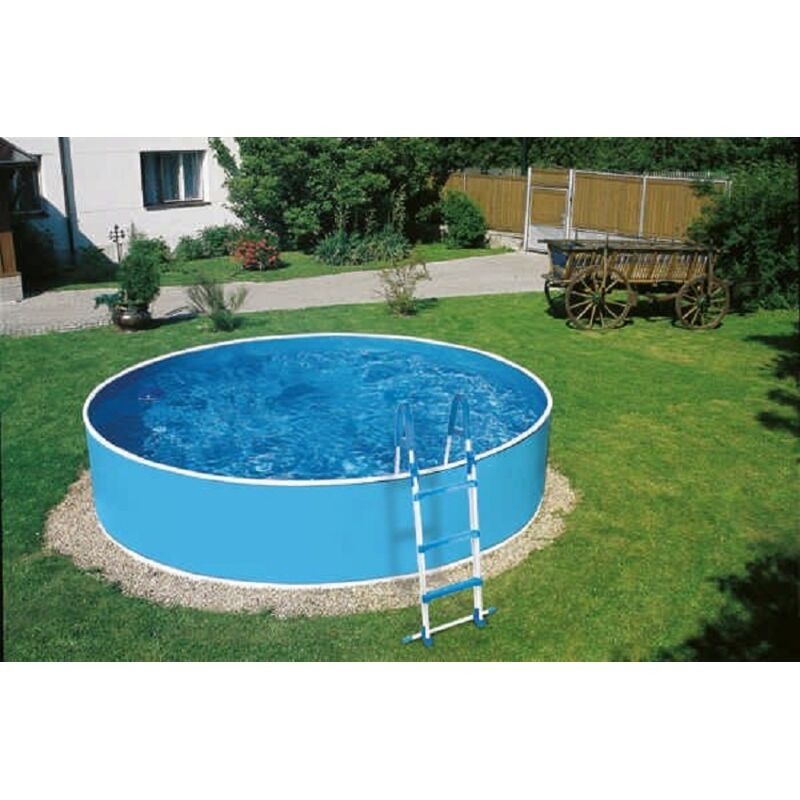 Mountfield - Stahlwandpool 360 Cm X 90 Cm Skimmerfilter Blau 360x90 Stahlwandbecken Quick Up