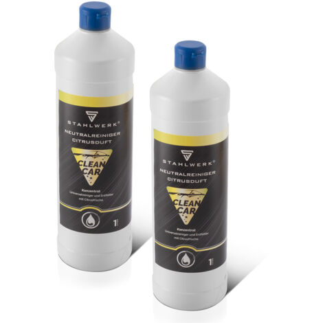STAHLWERK 2 x 1 litre flacon de nettoyant universel concentré au parfum d'agrumes