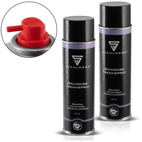 STAHLWERK 2 x Schweiß-Trennspray, multifunktionales Sicherheits-Spray 400 ml