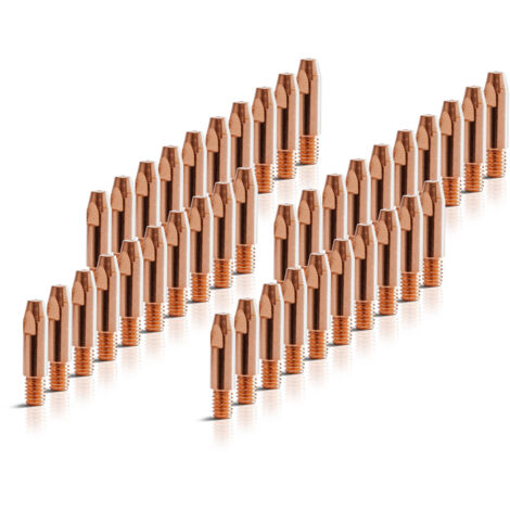 STAHLWERK 40 x punte di contatto AK25 MB25 Punte di contatto M6x28 0,8 mm MIG MAG