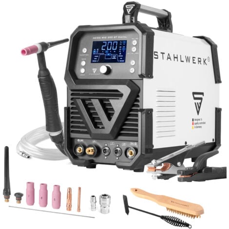 STAHLWERK AC/DC TIG 200 ST soldador combinado digital 200 A