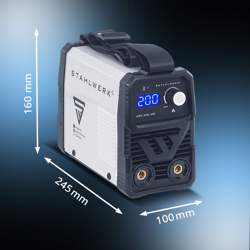 STAHLWERK ARC 200 MD Soldadora de electrodo Inverter 200 A MMA E Hand Lift TIG