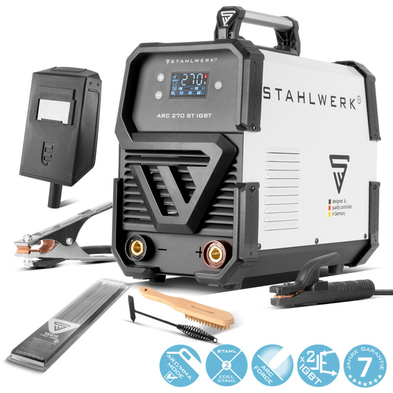 Poste de soudage arc 270 st dc mma e Hand Inverter avec 270 a - Stahlwerk