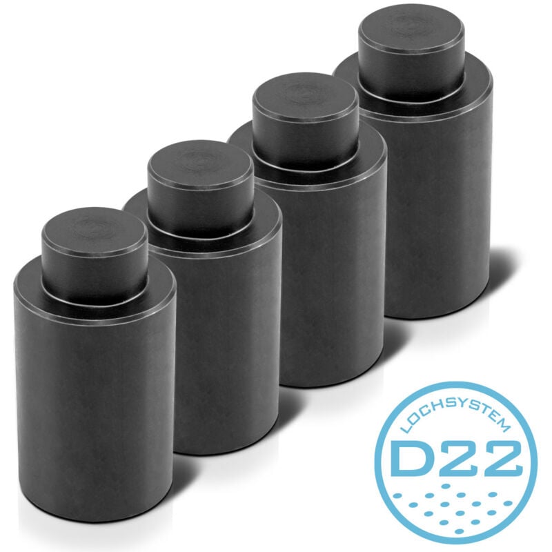STAHLWERK Boulons de butée et de serrage 34 x 50 mm Filetage M 14 Set de 4 pièces