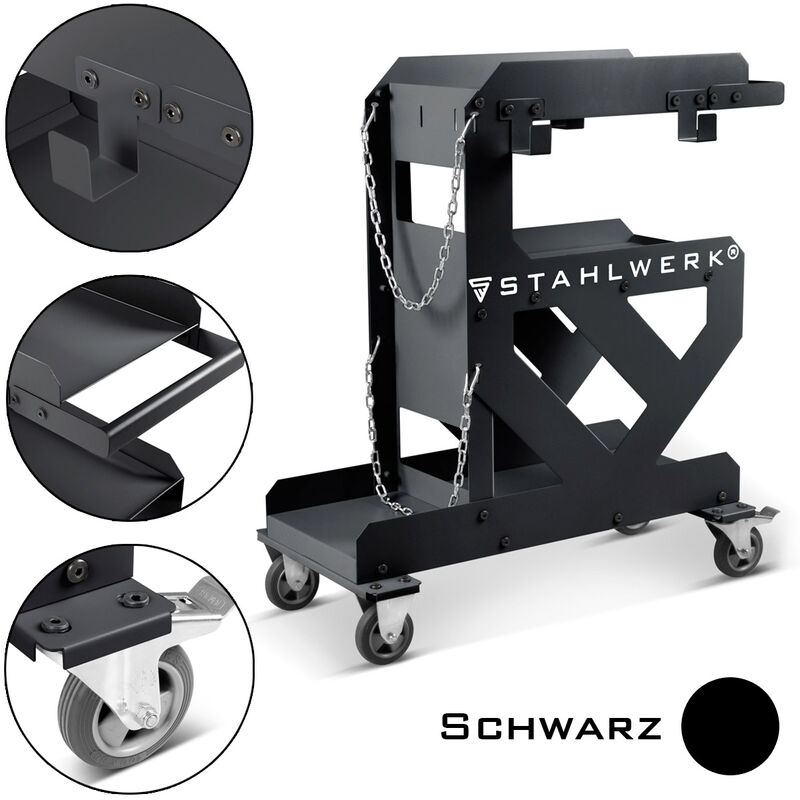 

carro de soldadura para máquinas de soldadura espesor del material 1,5 mm, cortadora de plasma y accesorios - Stahlwerk