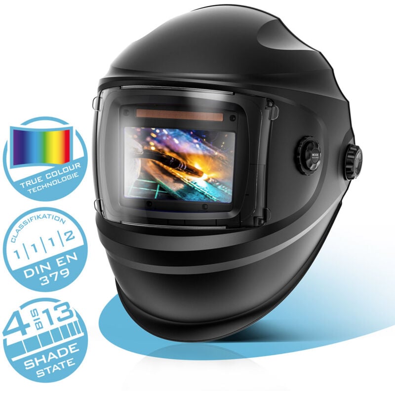 Casque de soudage bullet 3 en 1 Casque de soudage automatique Écran de soudage - Stahlwerk