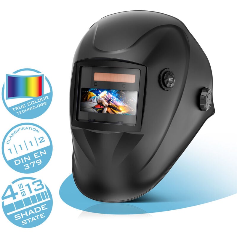 Casque de soudage worker 3-en-1 Automatique Casque de soudage Écran de soudage - Stahlwerk