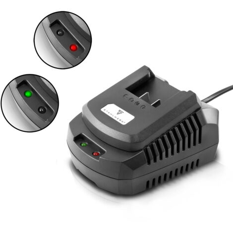 STAHLWERK Chargeur de batterie Chargeur rapide Charger 3 A Courant de charge 18 V 20 V Li-Ion