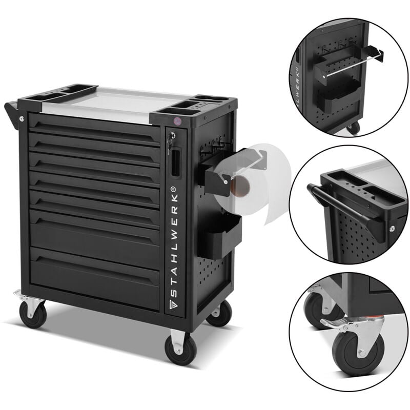 Stahlwerk - Chariot d'atelier eagle Chariot à outils Chariot de montage Organisateur d'outils