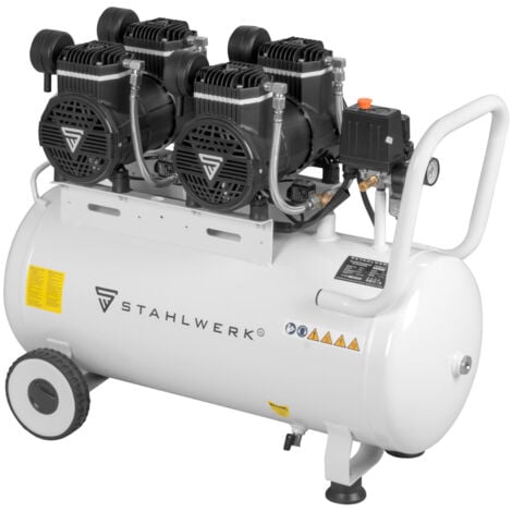 STAHLWERK Compressore ST-510 Pro 10 bar 4,3 hp 3,2 kW 420 l/min 50 l serbatoio senza olio