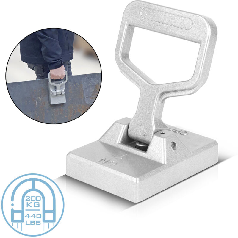 Stahlwerk - Cric magnétique Aide au transport Outil de levage avec capacité de charge de 50 kg