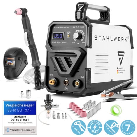 STAHLWERK Découpeuse plasma CUT 50 ST IGBT équipement complet avec 50 ampères