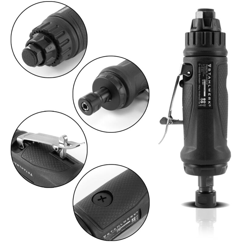 Stahlwerk - Meuleuse à tige pneumatique DS-2000 st Meuleuse droite à 20 000 tr/min