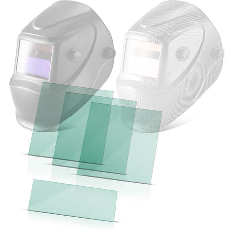 STAHLWERK Ersatzscheiben Vorsatzscheiben für Schweißhelm ST 450R und ST 450RC transparent 3er Set