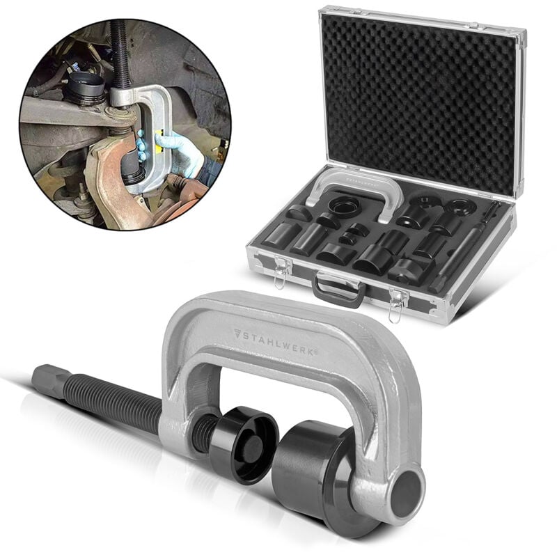 Stahlwerk - Extracteur de joint de cardan à rotule Jeu d'outils d'extraction 21 pièces