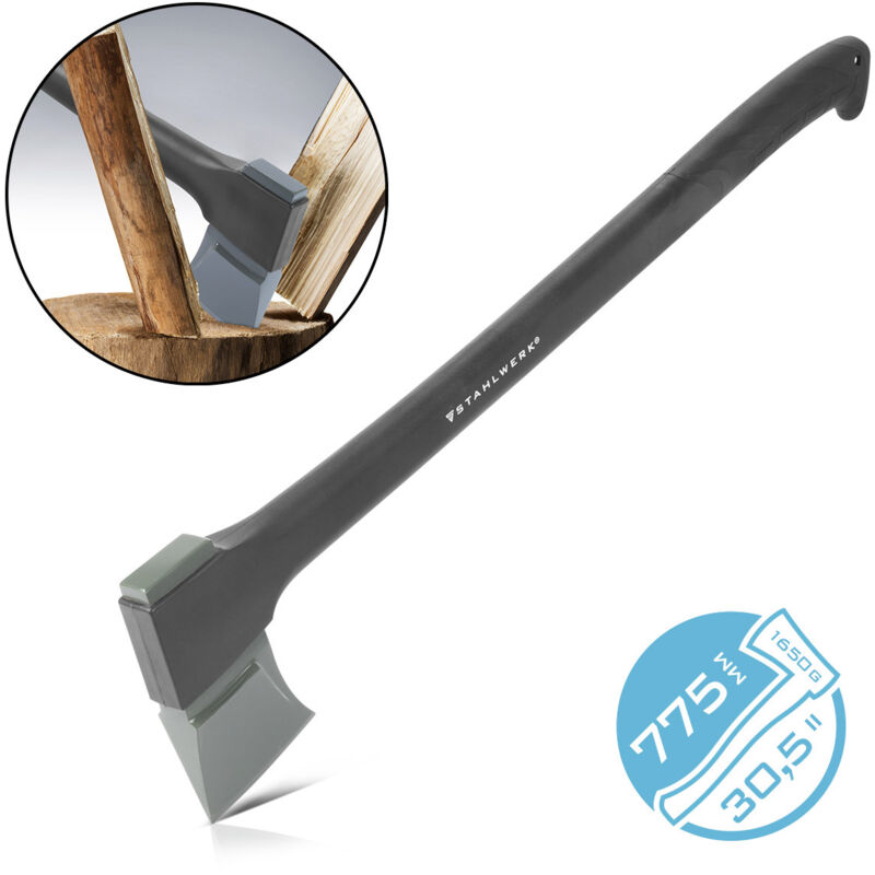 Stahlwerk - hache en acier CA-775 st 775 mm hache forestière en acier au carbone avec manche en fibre de verre