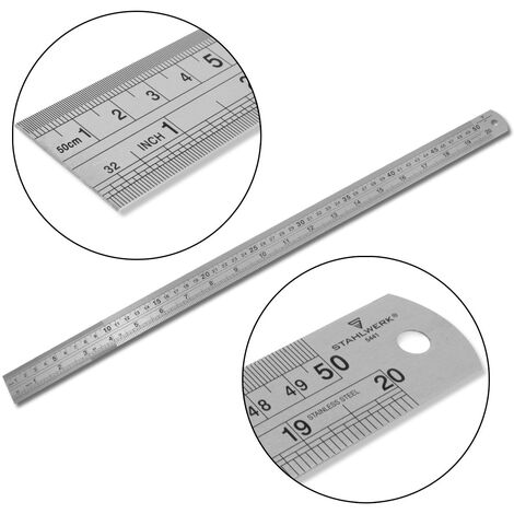 Pro Aluminium Lineal 30 cm 60 cm Stahllineal Metalllineal Stahlmaßstab Maßlineal 