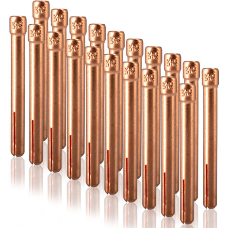 STAHLWERK Jeu de 20 douilles de serrage 3,2 mm WP SR Binzel 17 18 26