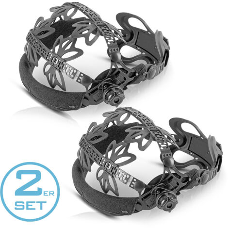 STAHLWERK Kit de 2 serre-têtes pour casques à souder avec coussinet et bandeau interchangeable
