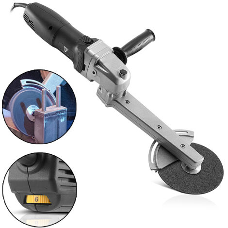 Stahlwerk – Meuleuse pour soudures d'angle 800W – Vitesse 1100-4500 r/min – Diamètre disque 15 cm – Pour polissage et ébavurage précis - KS-800
