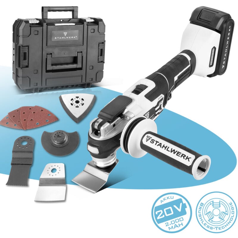 Ponceuse delta Multicutter Outil multifonctions sans fil 900 w Brushless - Stahlwerk