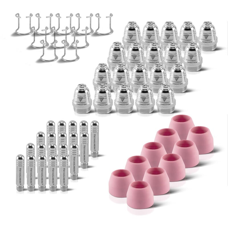 Stahlwerk - Pièces d'usure torche plasma P60 Découpeur plasma Allumage pilote 60 pcs.