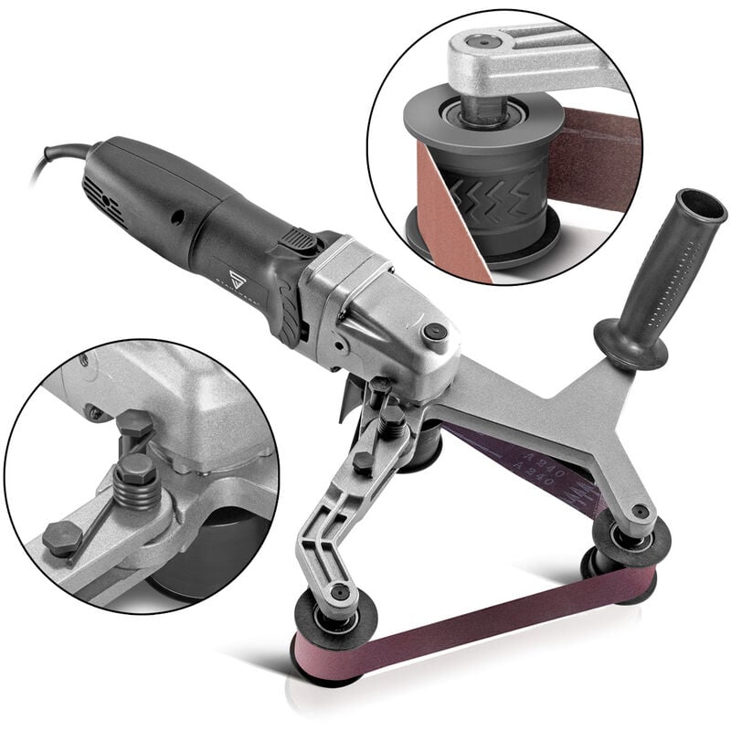 Stahlwerk - Ponceuse à bande tubulaire RS-800 st avec 800W pour poncer, polir