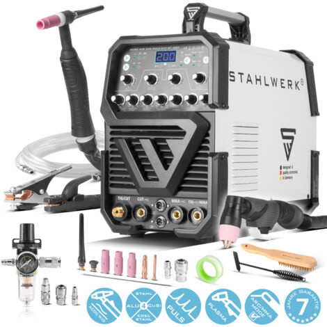 STAHLWERK Poste à souder AC/DC TIG 200 pulse avec plasma avec fonction CUT