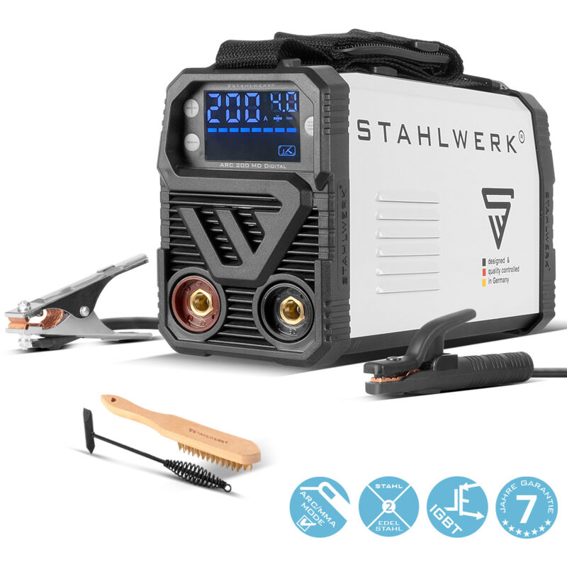 Poste à souder arc 200 md Digital - dc mma Lift-TIG Inverter 200 Ampere - Stahlwerk