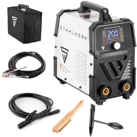 STAHLWERK Poste à souder ARC 200 Synergic Pro MMA Lift TIG IGBT Inverter 200 A