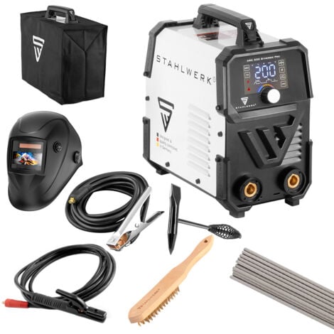 STAHLWERK Poste de soudage à électrodes ARC 200 Synergic Pro équipement complet