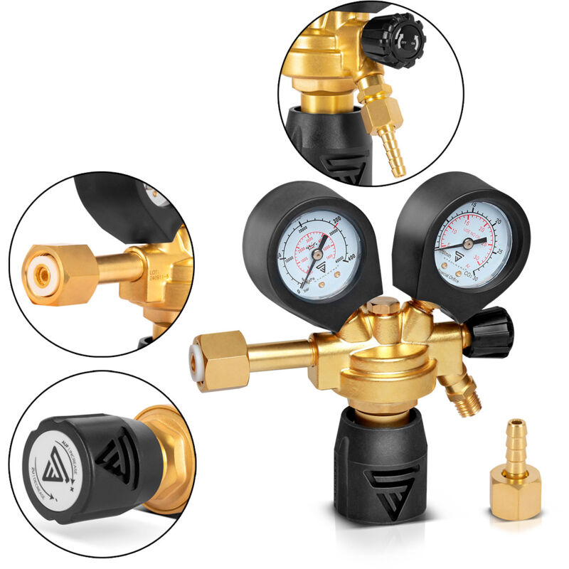 Stahlwerk - Réducteur de pression ST-300 Pro jusqu'à 300 bar pour bouteilles de gaz standard din en