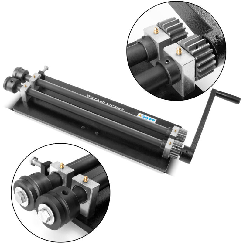 

STAHLWERK RM-1463 ST rebordeadora y rebordeadora para espesores de material de hasta 1,2 mm con 6 herramientas redondas