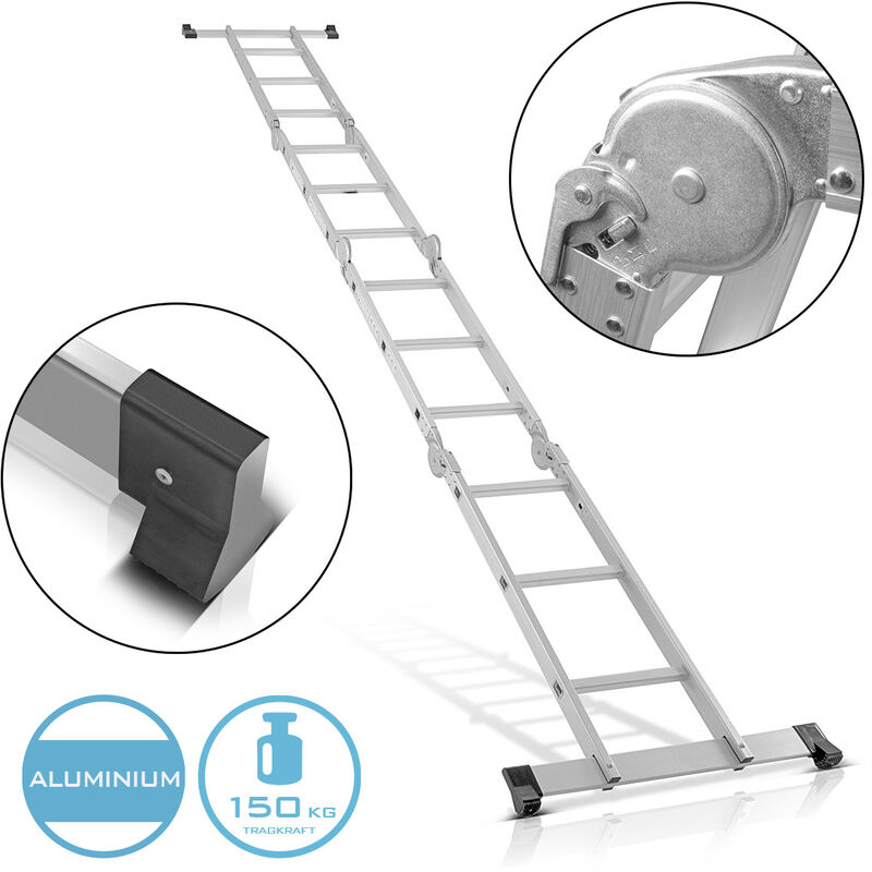 Stahlwerk - scala multiuso 150 kg scala pieghevole...