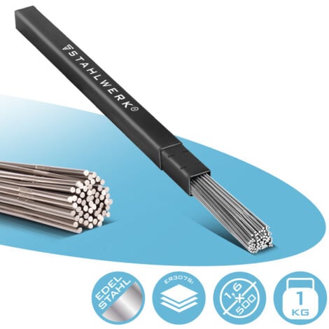 STAHLWERK Schweißstäbe WIG ER307Si Edelstahl hochlegiert Ø 1,6 mm x 500 mm