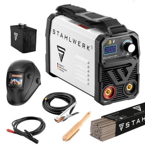 STAHLWERK Soldadora  ARC 200 MD - DC totalmente equipada