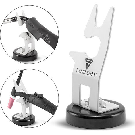 STAHLWERK Soporte de Antorcha con Base Magnética Accesorios de Soldadura TIG MIG Plasma