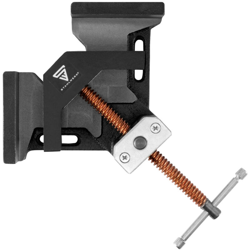 

Stahlwerk - WK-75 ST abrazadera de ángulo de soldadura con 75 mm de ancho de mandíbula para la fijación de piezas de trabajo en un ángulo de 90°