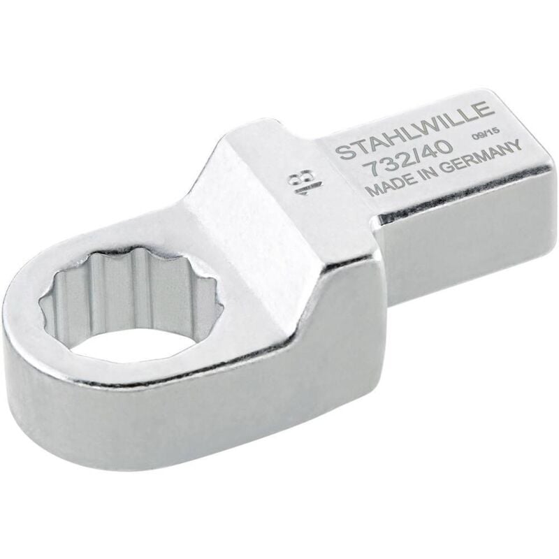 Embout à anneau 17 mm pour carré femelle 14 x 18 mm Stahlwille 732/40 17 58224017 1 pc(s)