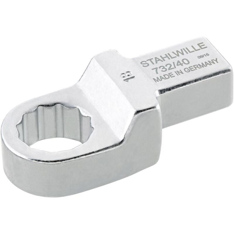 Embout à anneau 18 mm pour carré femelle 14 x 18 mm Stahlwille 732/40 18 58224018 1 pc(s)