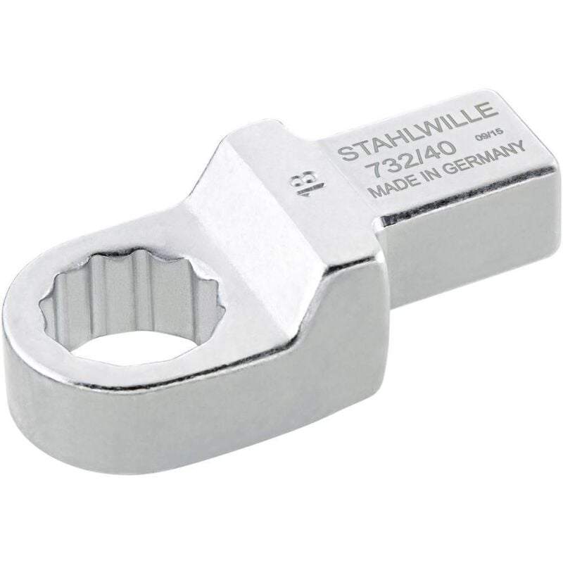 Embout à anneau 19 mm pour carré femelle 14 x 18 mm Stahlwille 732/40 19 58224019 1 pc(s)