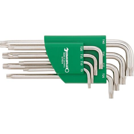 Stahlwille 10766/8 SATZ WINKELSCHRAUBENDREHER TORX  8TLG. Satz Winkelschraubendreher Torx