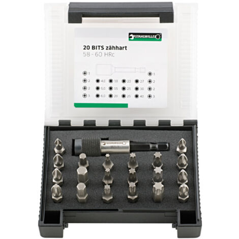 Stahlwille 1204/21-1 Bit-Box, 21-teilig Set