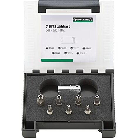 Stahlwille 1204/8N 5 STERN BITS-SET 96081113 Kit inserti