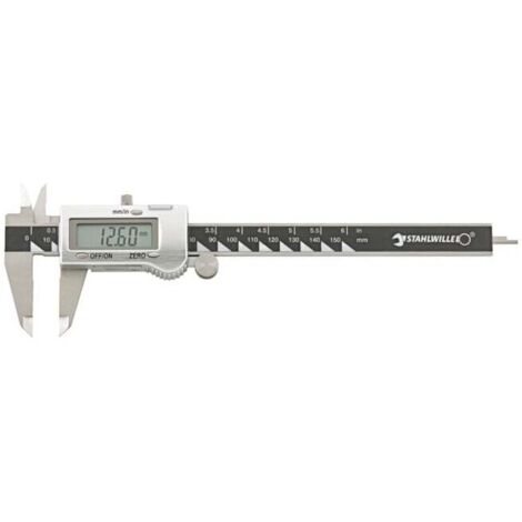 STAHLWILLE 12900/1N MESS-SCHIEBER DIGITAL 77371002 PIED À COULISSE NUMÉRIQUE