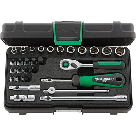 Stahlwille 40/23/6QR Steckschlüssel-Satz 1/4" 29-teilig